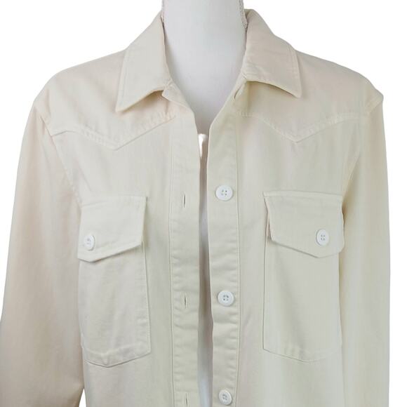 Rails SZ S August Shirt Jacket-Ecru Heavyweight NWT $198 - Picture 5 of 9
